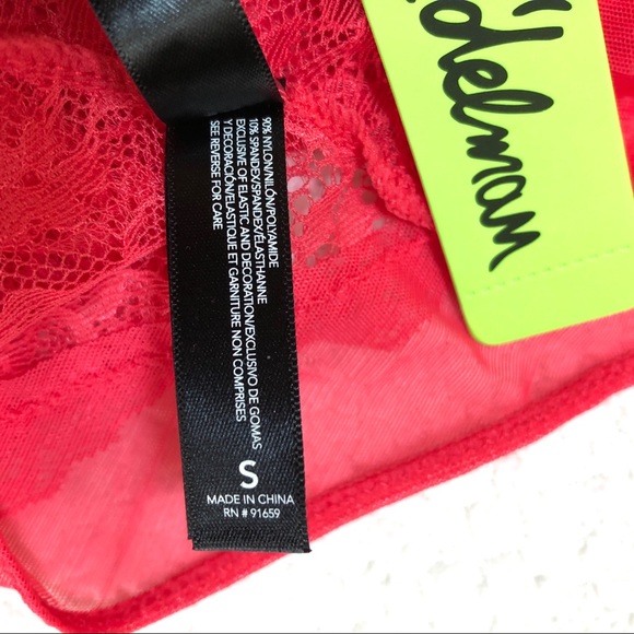 Sam Edelman Geranium Lace Halter Bodysuit Size Sm - Picture 11 of 11